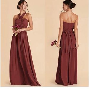 NWT Birdy Grey Grace Convertible Dress Rosewood Red Size Womens Large